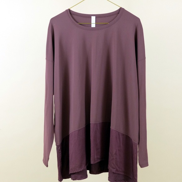 lululemon athletica Tops - Lululemon Athletica Contrast Loose Fit Tunic 10